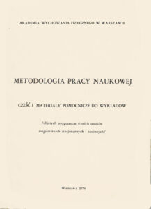 Metodologia pracy naukowej | Badania aktywności fizycznej