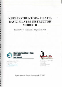 Kurs instruktora pilates moduł 2 | Pasja Ruchu