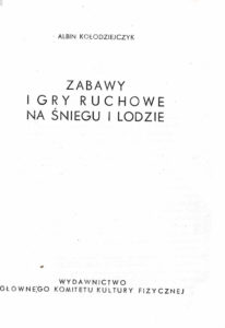 Zabawy i gry ruchowe na śniegu i lodzie | Pasja Ruchu