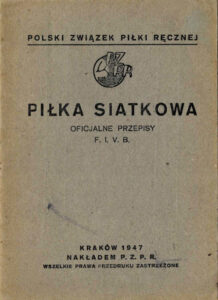 Pika siatkowa Oficjalne przepisy FIVB 1947 | Pasja Ruchu